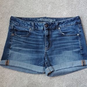 American Eagle midi jean short, size 1w